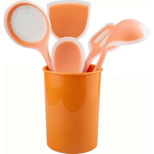 6Pcs Cooking Tools Set Utensils Kitchen Silicone Non-Stick Temperature Resistance Cookware Kitchen Tools