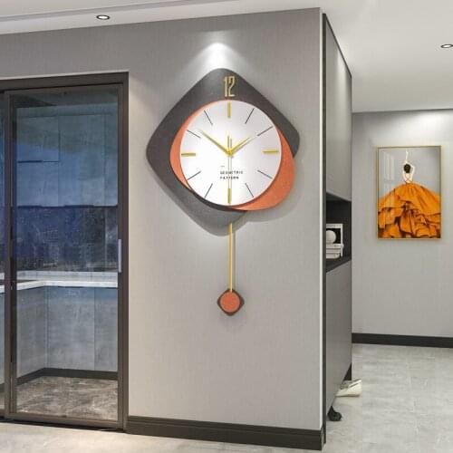 Clock Wall Clock Living Room Simple Modern Home Decoration Creative Wall Watch European Light Luxury Clock Modern Simplicity