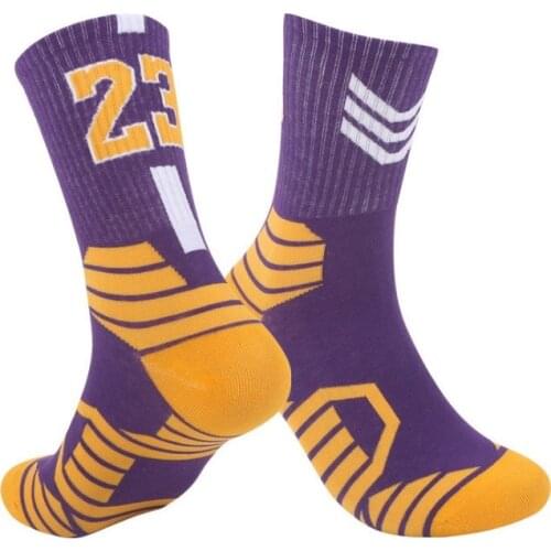 Professional Super Star Sports Basketball Socks Elite Thick Sports Socks Non-slip Durable Skateboard Towel Bottom Socks Stocking