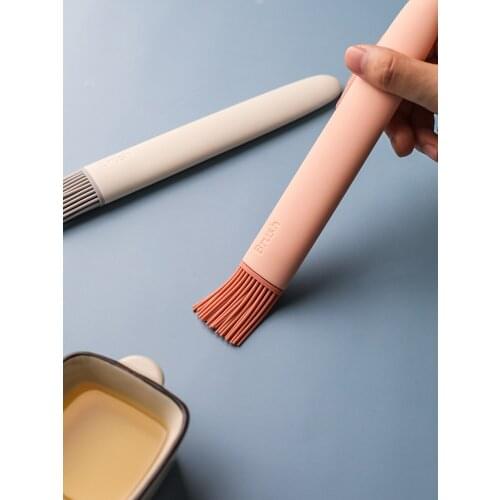 Oil Brush High Temperature Resistant Silicone Brush Brushing Oil Oil Brush Pancake Brushing Oil Barbecue Baking Brush