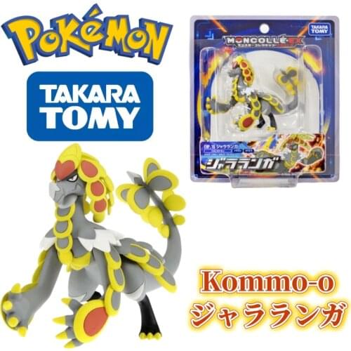 TOMY EHP-16 Pokemon Figures Moncolle Kommoo Toys High-Quality Exquisite Appearance Perfectly Reproduce Anime Collection Gifts