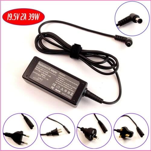 19.5V 2A 39W Laptop Ac Adapter Charger for Sony VAIO VGP-AC19V39 VGP-AC19V40 VGP-AC19V47 VGP-AC19V57 PA-1400-06SN