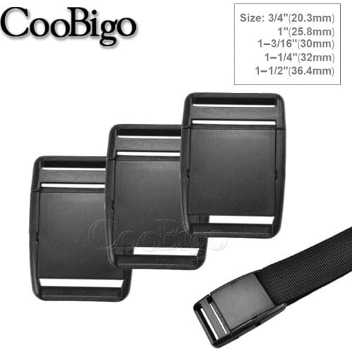 10pcs Center Release Buckles Plastic For Outdoor Backpack Bags Sports Luggage Belt Buckle Accessories 20mm 25mm 32mm 38mm
