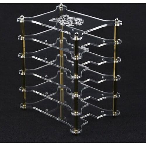 Raspberry Pi 4 Acrylic Case 1-6 Layer Box Multi-layer Clear Shell Transparent Enclosure for Raspberry Pi 4 Model B/3B Plus/3B/2B
