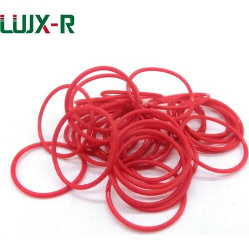 LUJX-R 10pcs O Ring Seal 4mm Red Silicone Gasket Sealing OD95/100/105/110/135/145/150/155m VMQ O-Ring Orings Washer Rings Seal