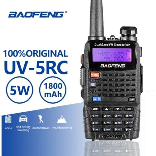 Baofeng UV-5RC Walkie Talkie VHF UHF136-174Mhz&400-520Mhz Dual Band Two Way Radio Baofeng UV 5R Plus Portable Walkie Talkie UV5R