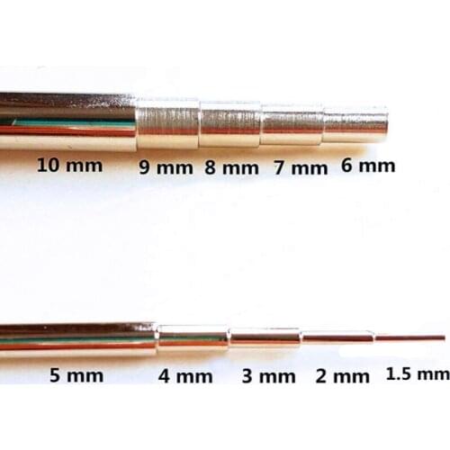 Free shipping Jewelry Mandrel Stick Stainless Steel Measuring Size Wrapping Wire Making Tools craft jewelry tool s Accessories