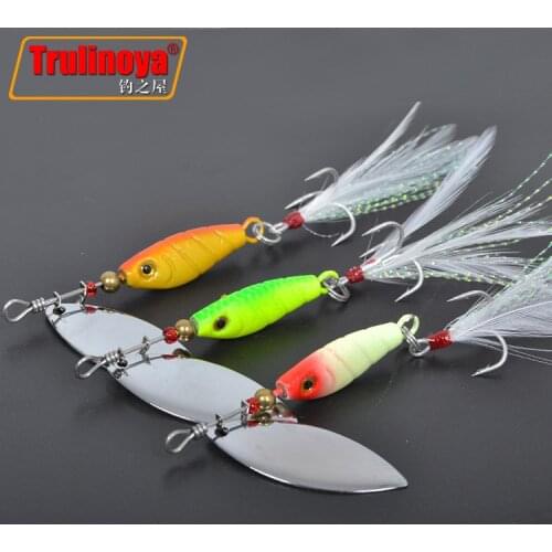Spinner bait,Trulinoya spinner lures,fishing lures,fishing spoon lure,15G,3pcs/lot,Free shipping