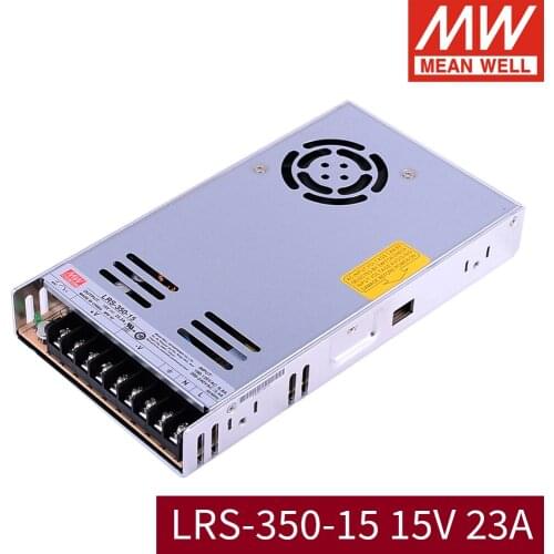 Meanwell LRS-350-15 switch power supply LRS series 350W 15V single output Meanwell power supply 15V DC 350W LED DRIVER