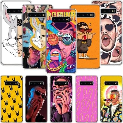 Bad Bunny Singer Phone Case For Samsung Galaxy S10 S20 S21 S9 S8 S7 Note 10 20 9 8 FE J4 J6 Ultra Plus Lite Pro + Edge Cover