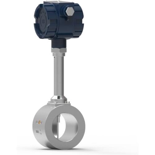 DN25 NK forging clamp pulse smart digital liquid gas steam vortex flow meter price