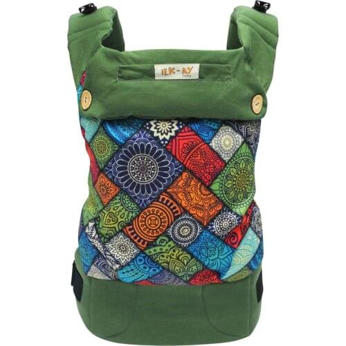 ERGONOMIC KANGAROO ETHNIC PATTERN MODEL (3 MONTHS-4 YEARS OLD) ILKAY BABY HANDY