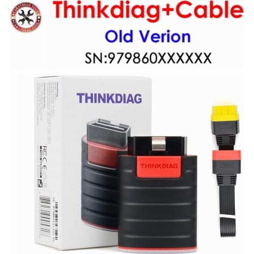 HOT！ThinkCar ThinkDiag 2021Elite Verion Full software OBD2 scanner TPMS Diagnostic Tool 15 reset service Active Test Code Reader