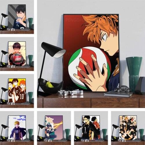 Canvas HD Prints Haikyuu Pictures Wall Art Painting Japanese Animation Home Decor Modular Poster for Living Room No Framework