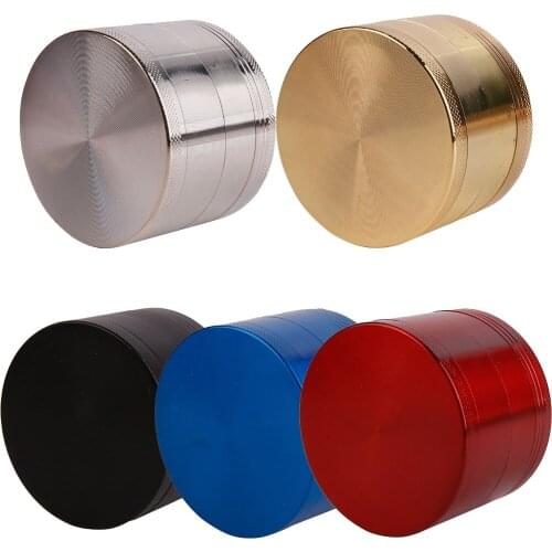 Tobacco Smoke Grinder Metal Grinder Herb Herbal Zinc Alloy Tobacco Crusher 50mm Kitchen Gadgets For Smoking Accessories
