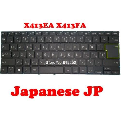 Laptop Keyboard For ASUS X413EA X413FA Without Frame Black Japanese JP