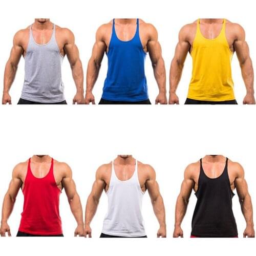 Men Fitness Muscle Tank Top Summer Casual Sport Vests Sleeveless Tee Vest Men Tank Top Bodybuilding Gym Clothing Debardeur Homme