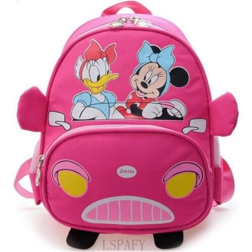 Disney Mickey mouse Backpack multi-function 3-5-6Years Backpack waterproof Cute Boys Girls shoulder Bag Travel bag School Bag