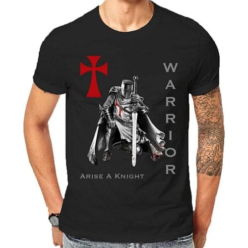 Knights Templar Christian Warrior Mens T-Shirt Bible Oath Holy Spirit Church Bible Shirt