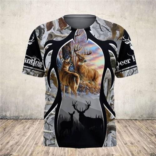 2021 New Arrival Men T Shirt Full Anime Shirt Printing Fashion Short Sleeve Hunting Harajuku Men Tees