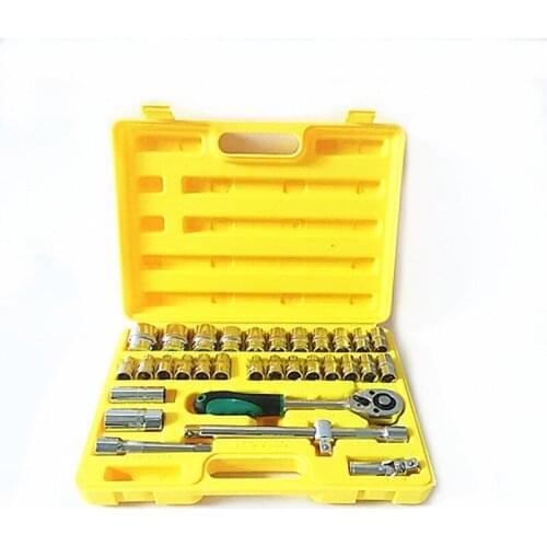 Factory Direct Hand Tools Car Socket Auto Repair Tool Combination 32 Combination Socket Wrench 1/2 Series Sleeve Head Is 12.5mm