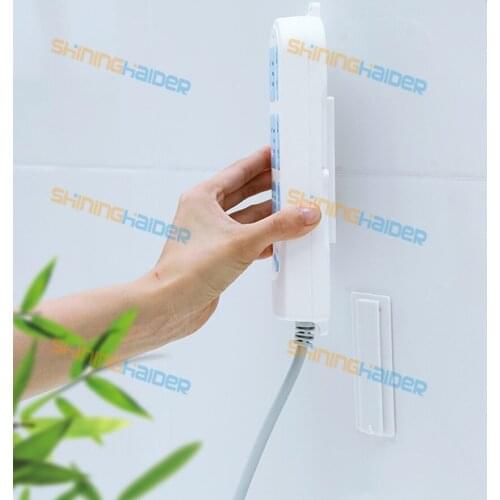 Wall-mounted wall-mounted storage without traces, punch-free plug-in board socket, wall-mounted