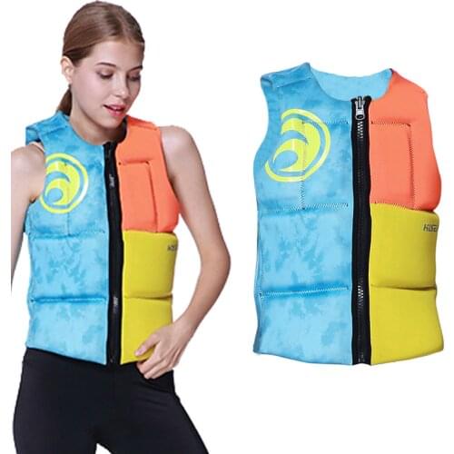 Neoprene Adults Life Vest Jacket Water Ski Wakeboard Swimming Life Jackets Buoyancy Surfing Life Vest Swimming Floating Cloth