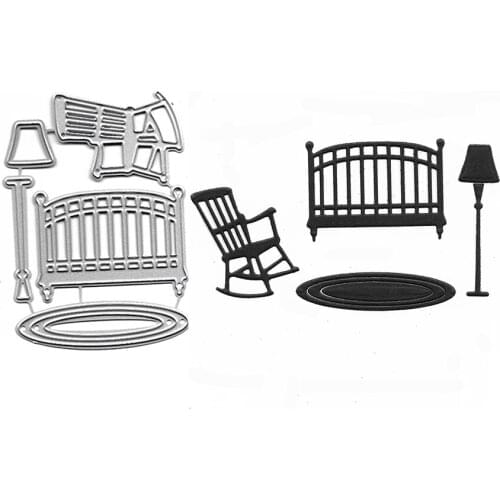 Stamps And Dies Bedroom Furniture Cutting Dies Scrapbooking Album Paper Card Making Crafts Embossing Stencil Die Cut New Arrival