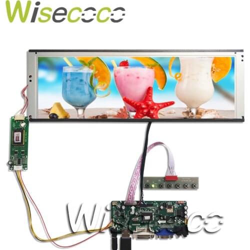 DVI VGA LCD Controller Board With 14.9inch LTA149B780F 1280x390 20pin 2CCFL Backlight LCD Panel