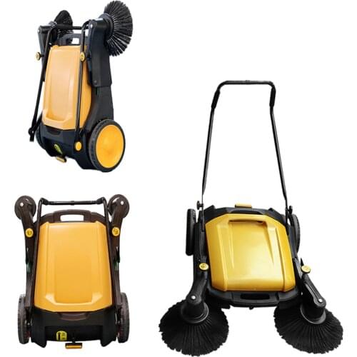 45L Hand push type non-powered sweeper dust sweeper for road storage in factory workshop and breeding yard