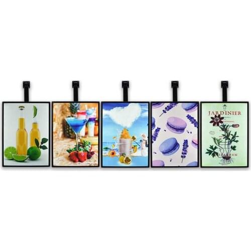 Rectangle frame display lighting indoor menu display board menu board