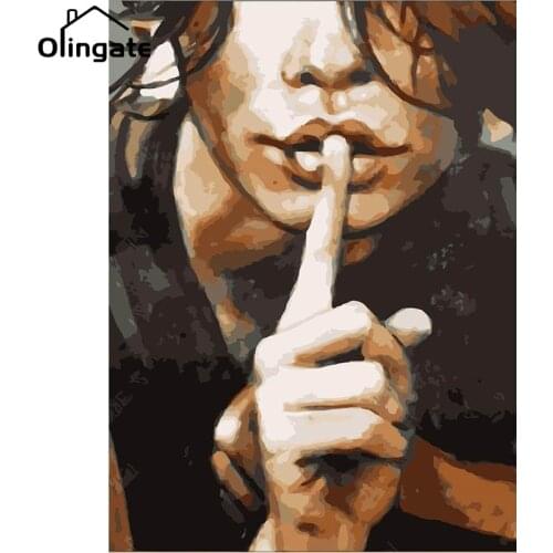 Modern Picture A Woman Canvas Painting Simple Figure Female Wall Art One Piece Canvas Poster Living Room Home Decoration Gift