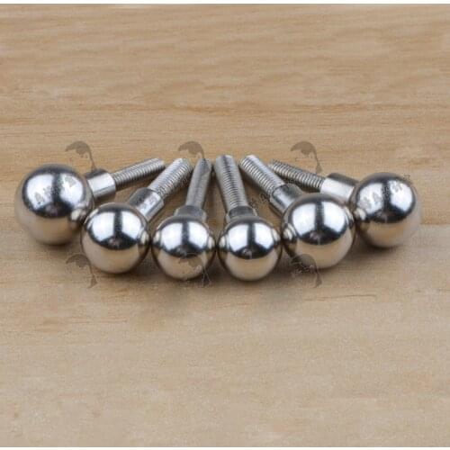 2pcs M5 M6 M8 Ball Head Screws Stainless Steel Spherical Bolts Screw Bolt For 3D Printer Accessories