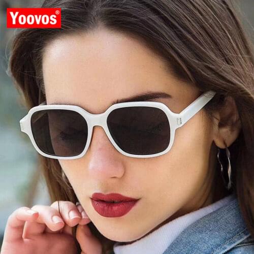 Yoovos Square Sunglasses Women Classic Women Sunglasses Luxury Glasses Men Brand Designer Sunglasses For Women Small Eyeglasses