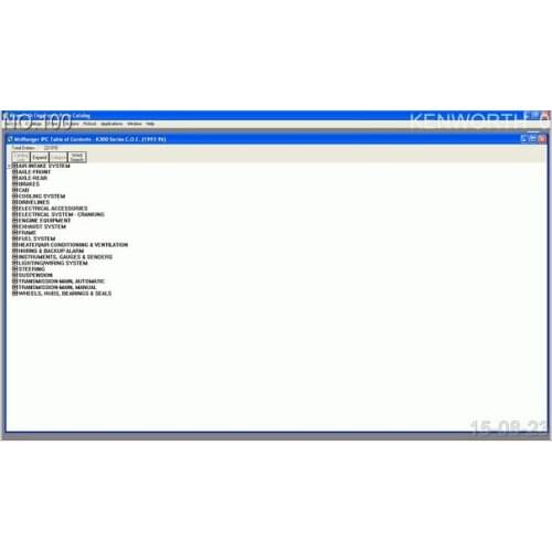 Kenworth bagian katalog elektronik