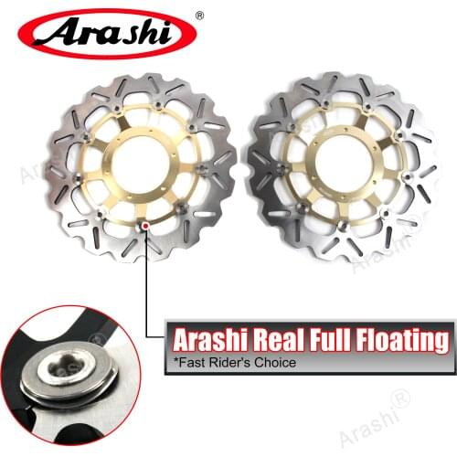 Arashi 1 Pair For HONDA CBR1000RR 2004-2005 CNC Floating Front Brake Disc Rotors CBR 1000 RR CBR1000 1000RR 2004 2005