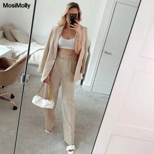 MosiMolly Candycolor Blazer Coats Women Streetwear OL Blazer Outerwear Jackets 2021 Trendy
