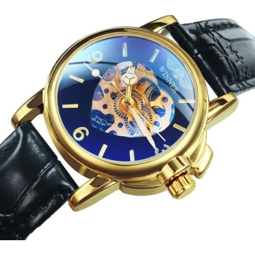 WINNER Mechanical Watch for Women Luxury WristWatch Classic Ladies Watches Top Brand Elegant Skeleton Clock Relogio Feminino
