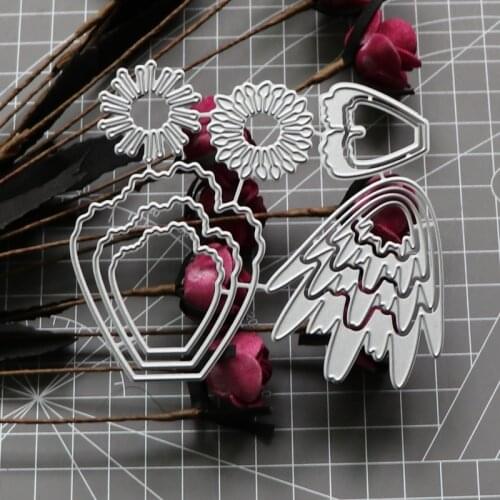 Flower Core Petals Metal Cutting Dies Stencils for DIY Scrapbooking Photo Album Decorative Embossing