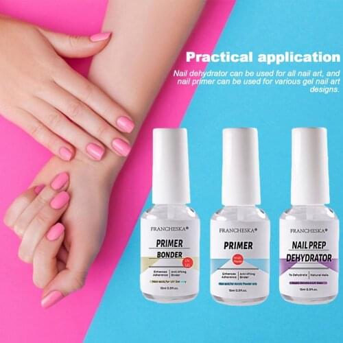 Nail Dehydrator and Nail Primer Bonder for Nail Prepping, Nail Protein Bond Superior Bonding Primer