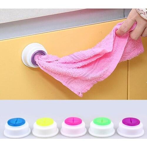 Adhesive Kitchen Wash Cloth Clip Holder Towel Rag Hook Clip Dishclout Storage Rack Bathroom Kitchen Storage Hand Towel Racks