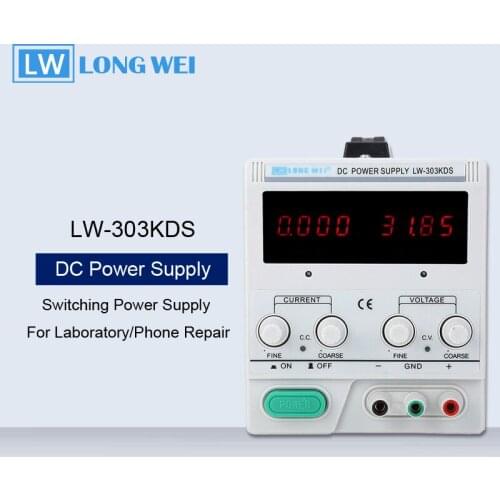 LW Adjustable Digital Display DC Power Supply Voltage Regulator Tester Laboratory Switching Power Supply Laptop Phone Rework