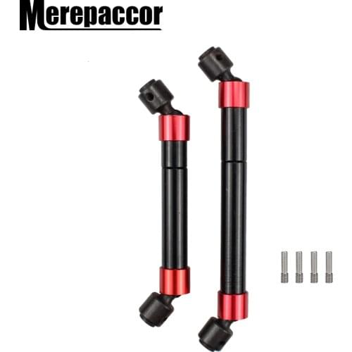 2PCS TRX4 Metal CVD Drive Shaft for 1/10 RC Crawler Car 324MM Wheelbase Defender TRX4 TRX-4 82056-4