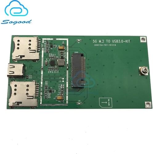 RM500Q-GL 5G module RM500Q with NGFF to Type C adapter 5G to USB 3.0 adapter board M.2 interface GPS GLONASS BeiDou Galileo