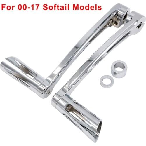 Motorcycle Heel Toe Shift Lever W/ Shifter Pegs For Harley Softail Slim Heritage Springer Classic Fat boy Rocker Breakout Custom
