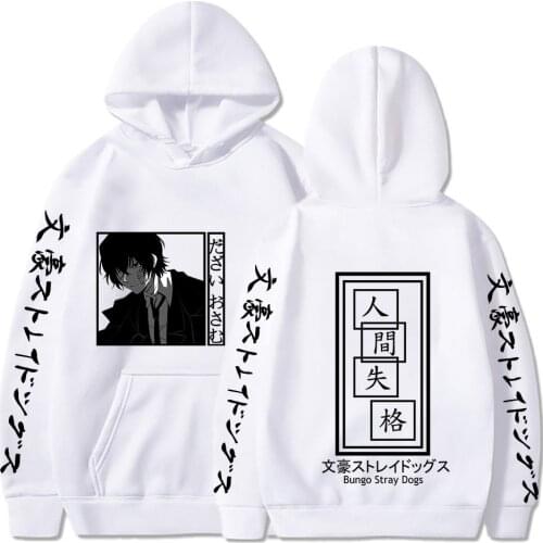Bungo Stray Dogs Hoodies Pullovers Tops Long Sleeves Hoodie Men