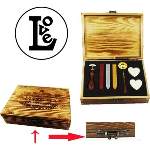 Love Wax Seal Stamp Wedding Invitations Gift Set Kit