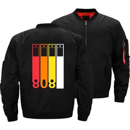 US Size New Roland TR 808 Drum Machine Jacket Mens Ma-1 Air Pilot Flight Military Motorcycle Bomber Jackets Coat Plus Size 5XL