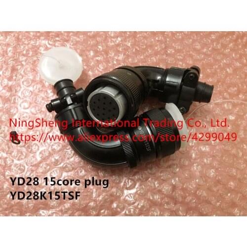 Original new 100% servo motor plug YD28K4TS aviation plug YD28 15 core 4 core socket connector