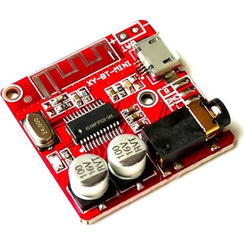 Bluetooth Audio Receiver Board Bluetooth 5.0 MP3 Lossless Decoder Board Wireless Stereo Music Module 3.7-5V XY-BT-Mini Regular